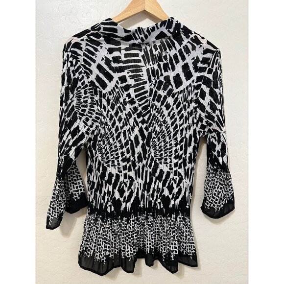 Fashion Bug Womans Top Sz XL Whimsigoth Grunge Y2K Victorian Witchy Animal Print - Picture 2 of 12